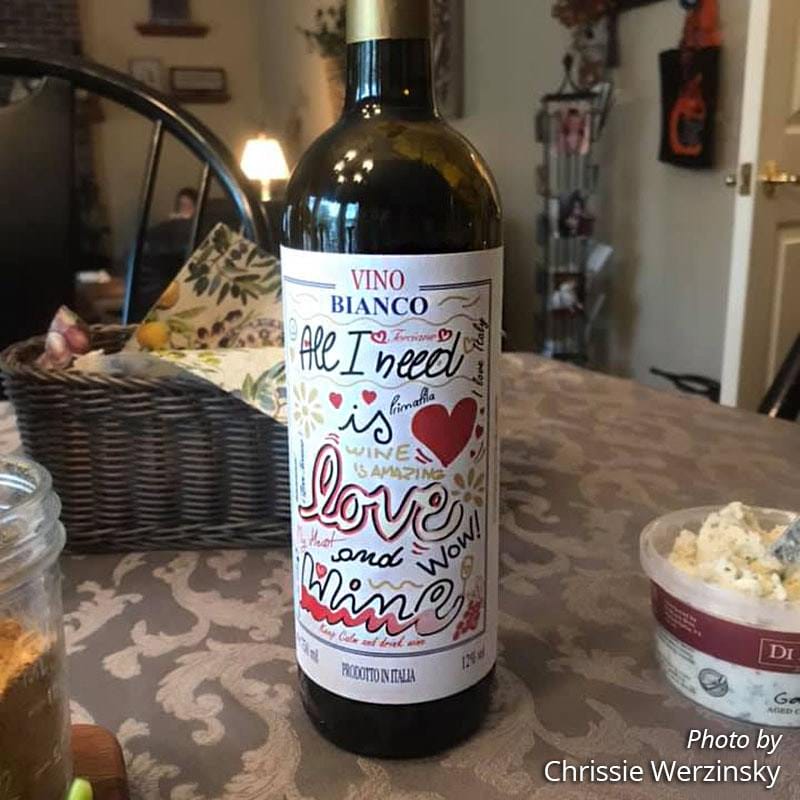 White Wine from Italy Love